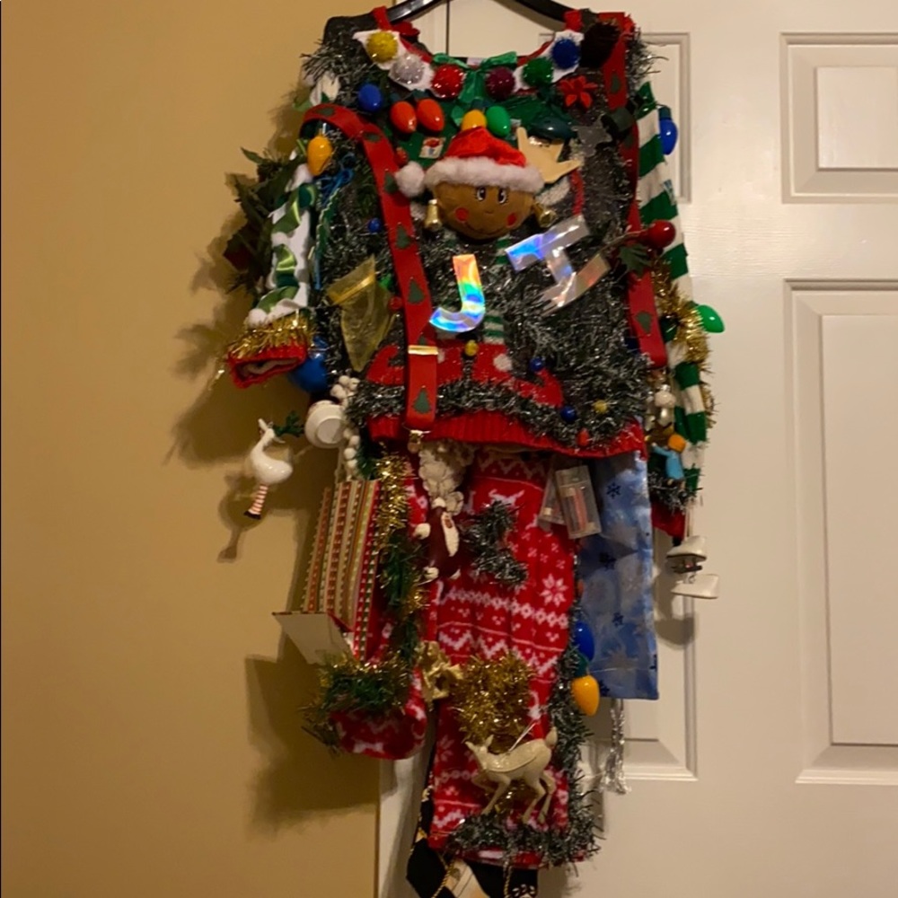 PIPER UGLY CHRISTMAS SWEATER WITH PJ’s